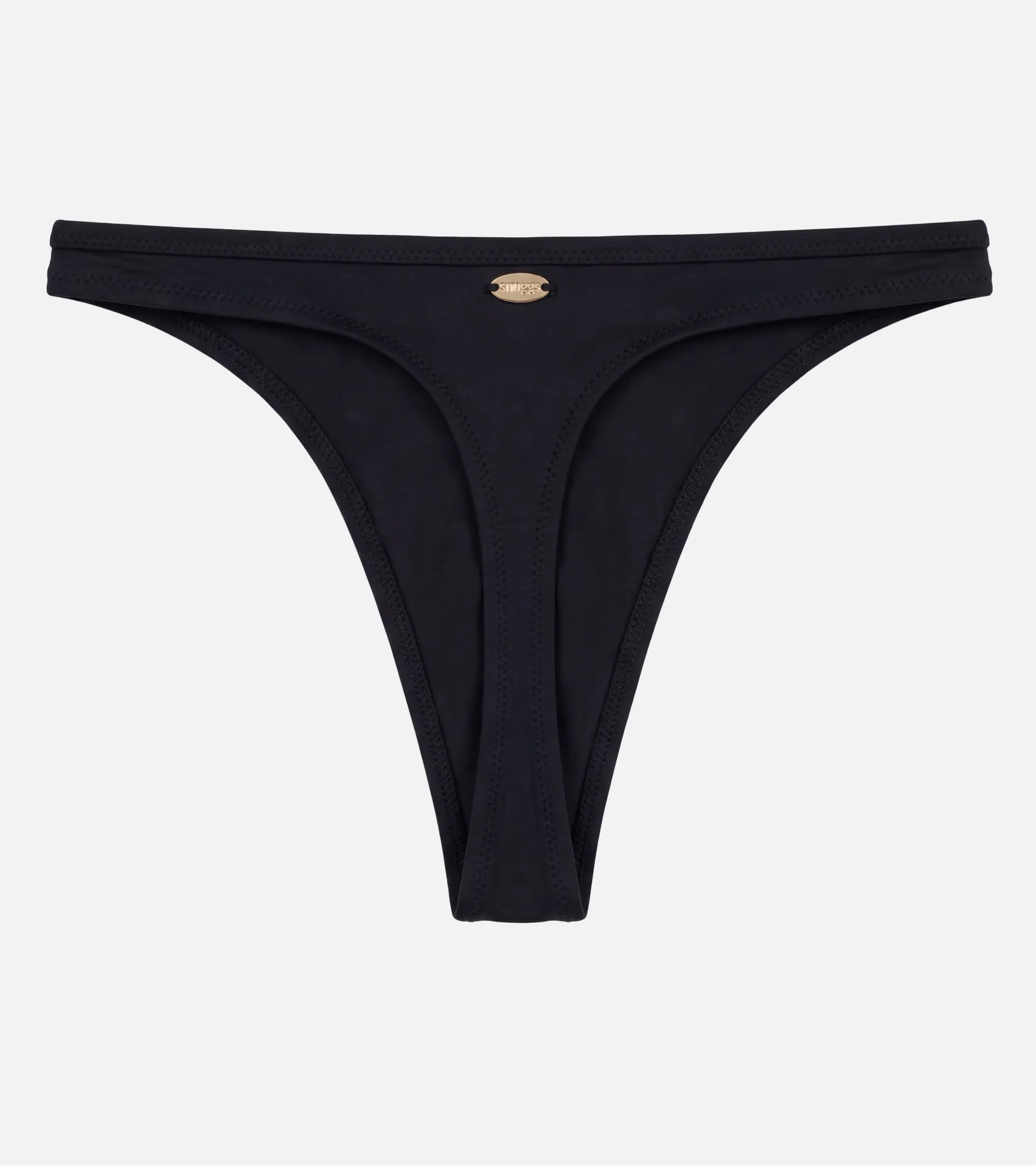 Swimwear - Thong - Black - Image 4