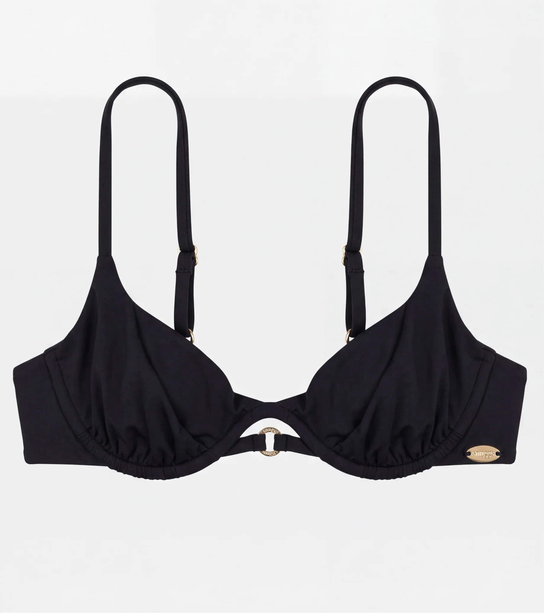 Swimwear - Wired - Top - Black - Image 4